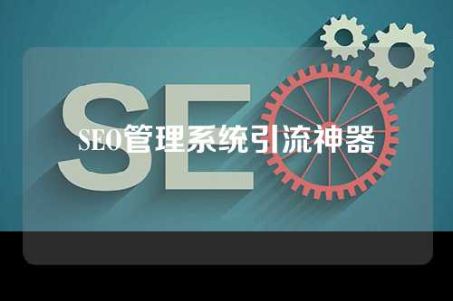 SEO管理系统引流神器