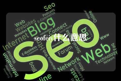 seofeiy什么意思