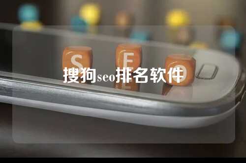 搜狗seo排名软件