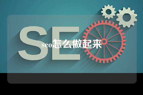 seo怎么做起来