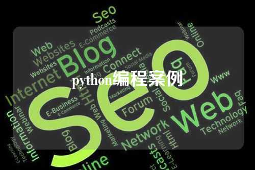 python编程案例