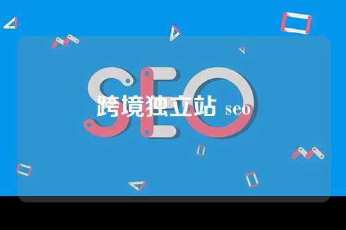 跨境独立站 seo