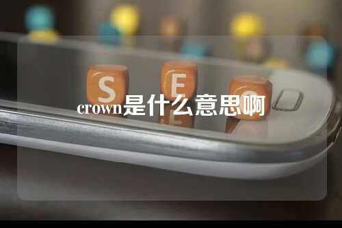 crown是什么意思啊