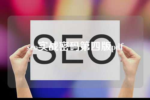 seo实战密码第四版pdf