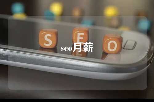 seo月薪