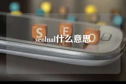 seolnal什么意思