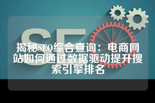 揭秘SEO综合查询：电商网站如何通过数据驱动提升搜索引擎排名